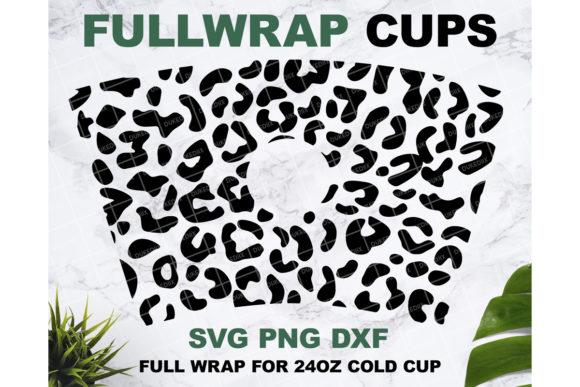 Animal Print 24oz Starbucks Cup SVG