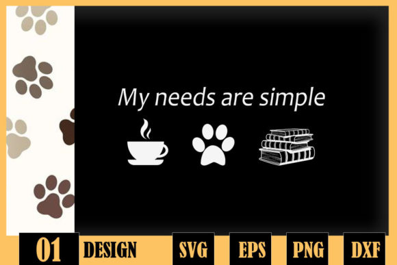Book Coffee Dog Book Lover Dog Paw