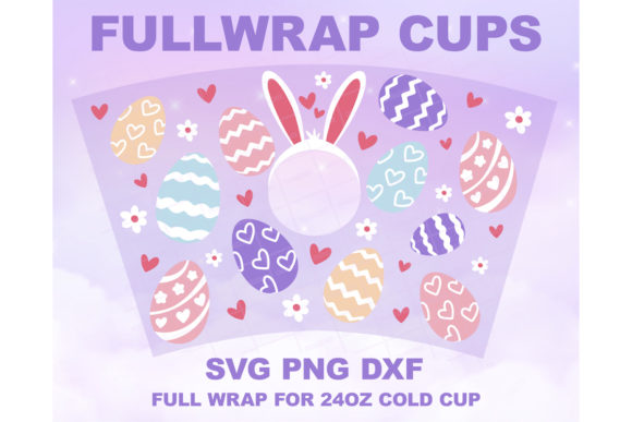 Bunny Easter Egg 24oz Cup