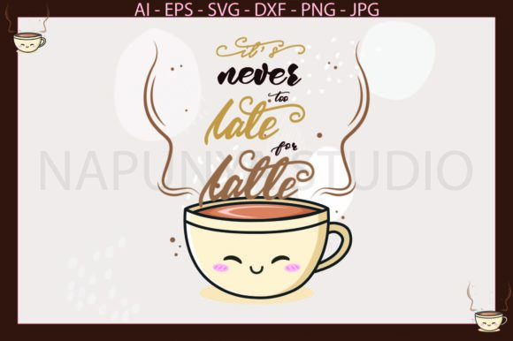 Coffee Quotes Cup SVG
