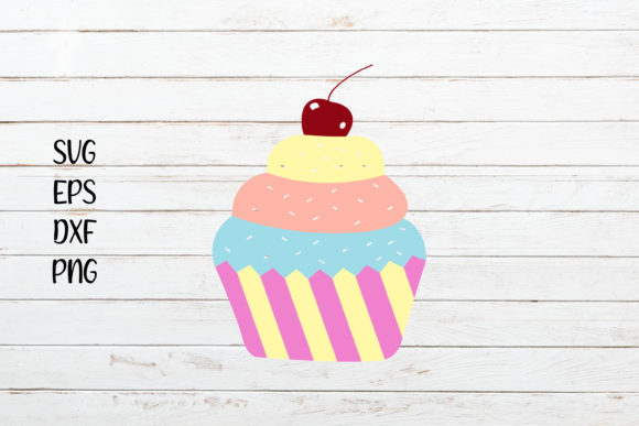 Cup Cake SVG Cut File