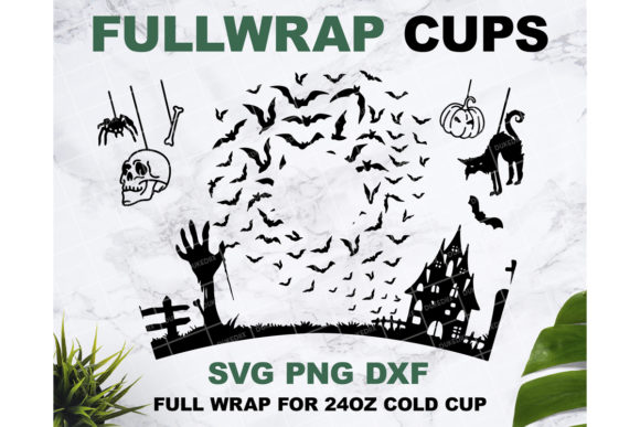 Halloween 24oz Starbucks Cup SVG