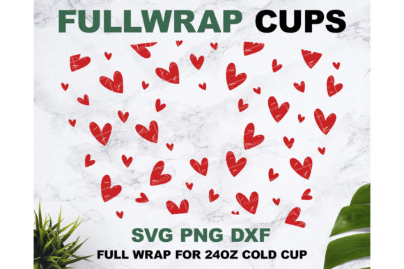 Heart 24 Oz Starbucks Cup
