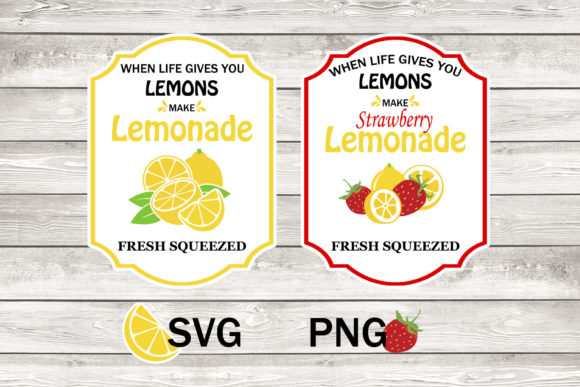 Lemonade Tumbler Labels SVG