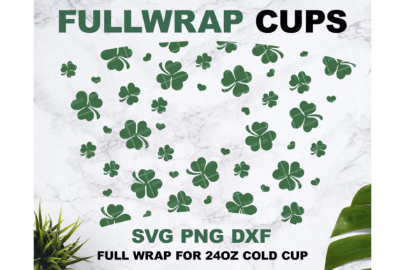 Shamrock Clover Leaf 24oz Starbucks Cup