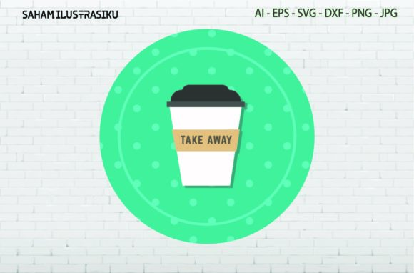 Stickers Coffee Cup SVG
