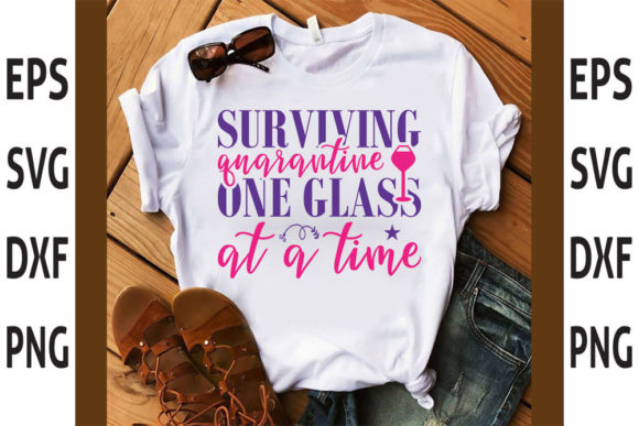Wine Tumbler SVG Design, Surviving Quara
