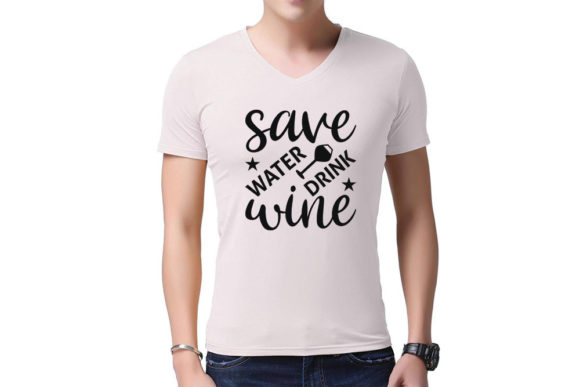 Wine Tumbler SVG: Save Water, Drink Wine
